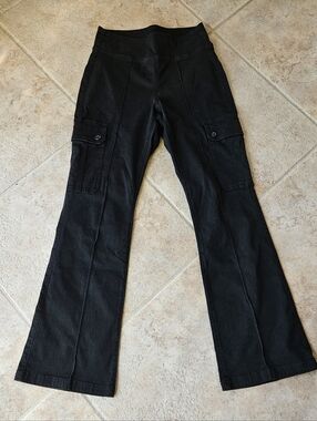 American Eagle Outfitters Black Boot Cut Cargo Pants